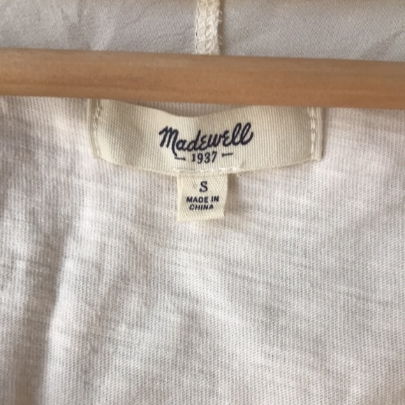 Madewell silk& cotton top sz S - Picture 3 of 8